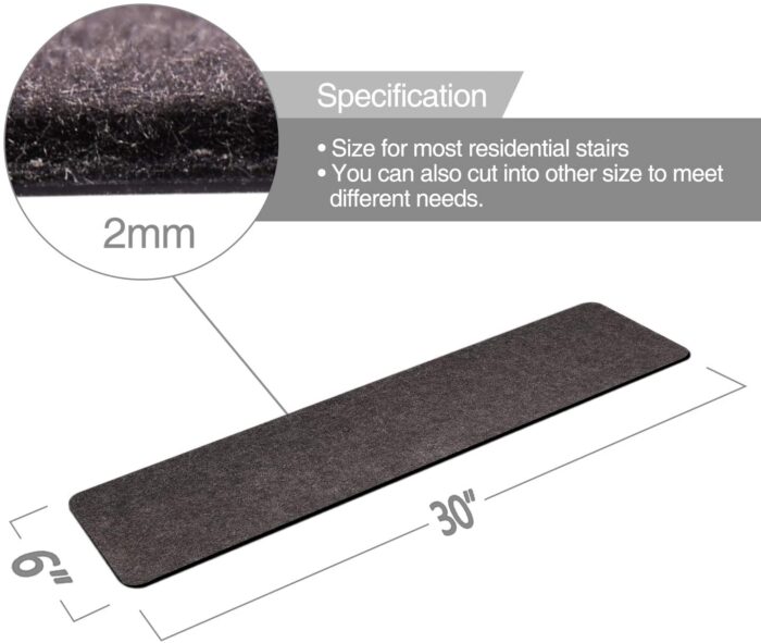 Pretigo Non Slip Carpet Stair Treads