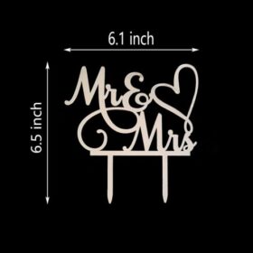 Mr. y Mrs. Topper para pastel