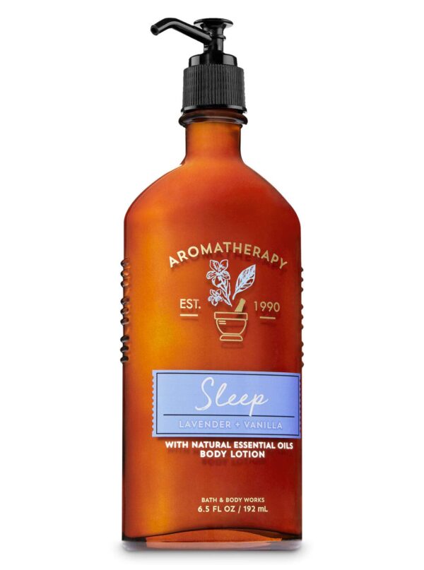 Bath & Body Works Aromaterapia Sueño – Loción corporal lavanda + vainilla, 6.5 onzas líquidas
