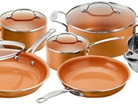 Juego de cocina Gotham Steel de 10 piezas con Ti-Cerama antiadherente