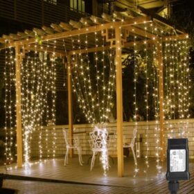 Luces de cortina LED LE, 19,7 × 9,8 pies
